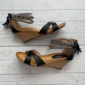 Patrizia Embellished wedge Sandals